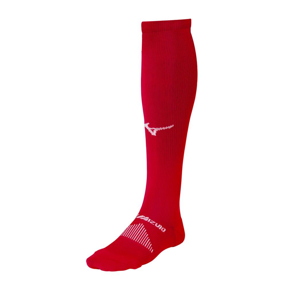 Mizuno Men's Performance OTC Baseball Socks Red (370230-GQP)